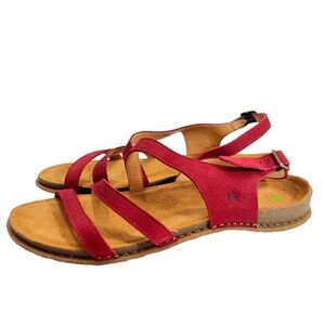 El Naturalista 5811 Panglao Sandals in Pleasant Red